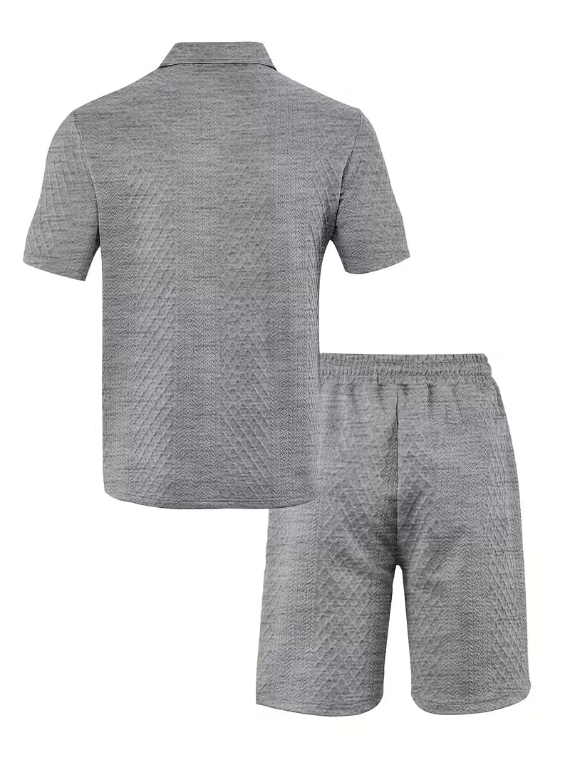 Zomer kledingset met polo en shorts