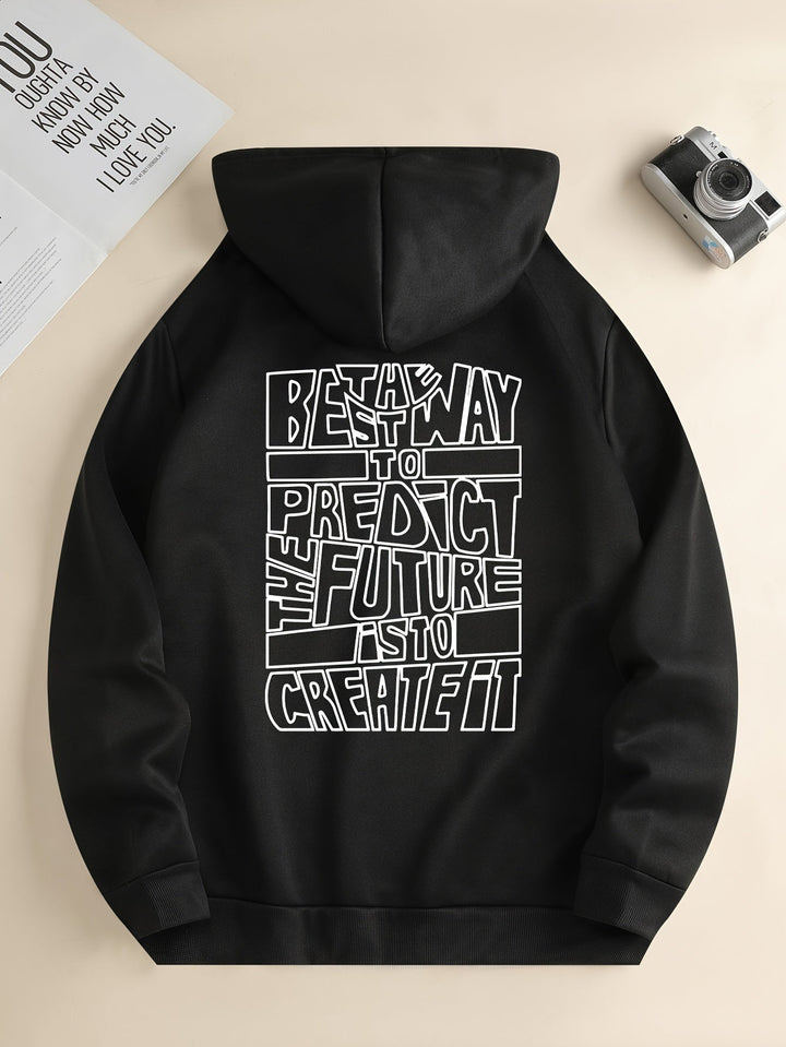 Golf Cross™ | Hoodie met Letterprint Heren | Loose fit | Dagelijks comfort - Kangaroezakken - Ideaal voor alle seizoenen