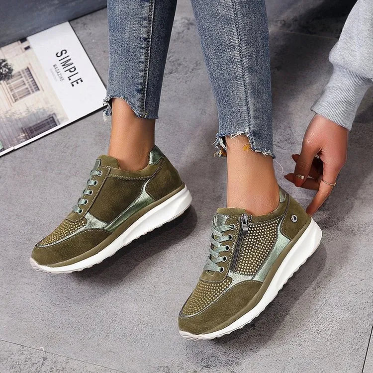 Roos | Gezellige ergonomische damessneakers