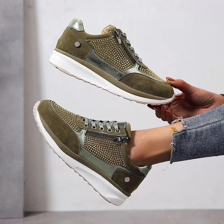 Roos | Gezellige ergonomische damessneakers