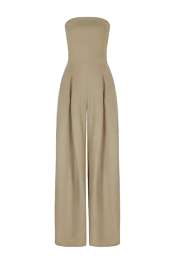 Viola - Elegante strapless jumpsuit