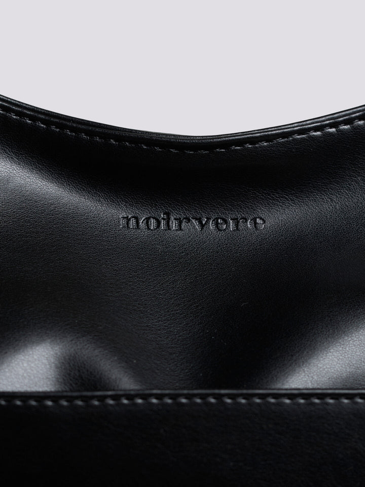 Minimalistisch vegan leer hobo schoudertas