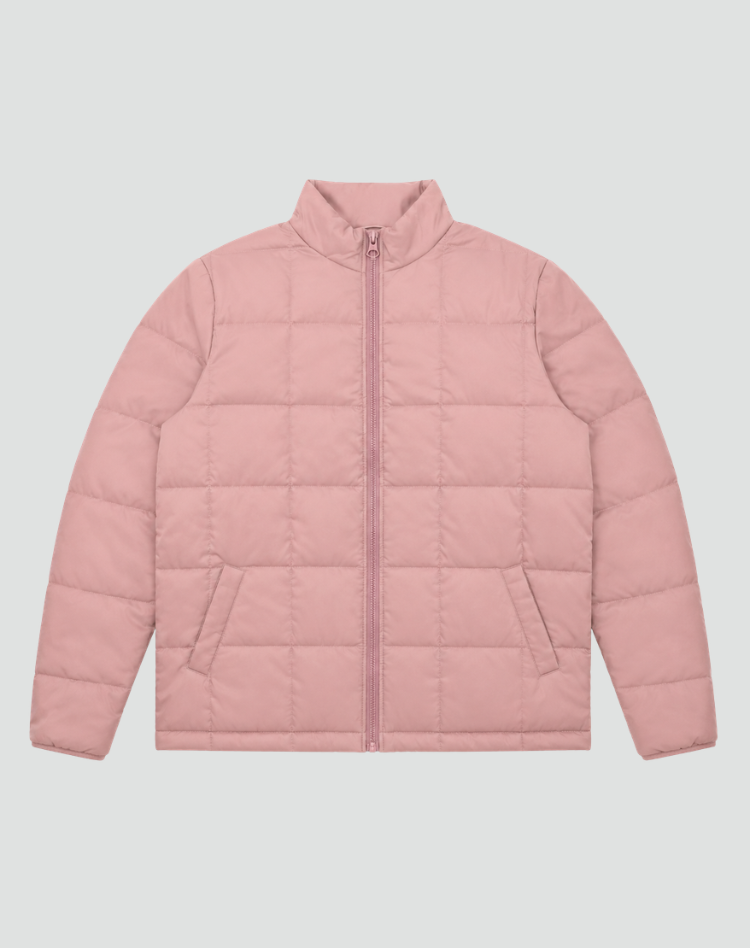 Quilted Bomberjack Met Ritssluiting En Steekzakken