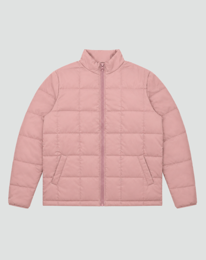 Quilted Bomberjack Met Ritssluiting En Steekzakken