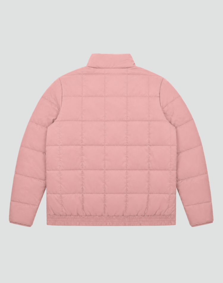 Quilted Bomberjack Met Ritssluiting En Steekzakken