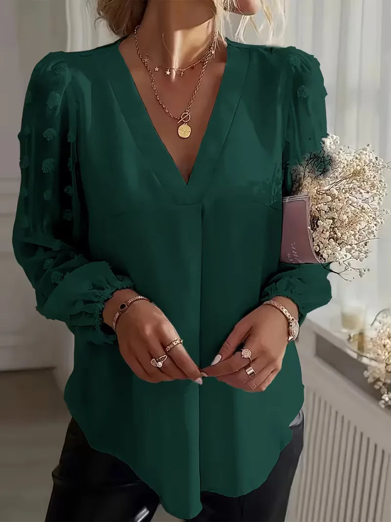 Blouse met lange mouwen