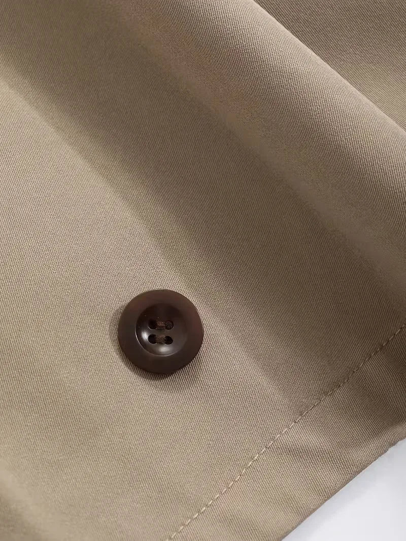 Trenchcoat met oversized fit
