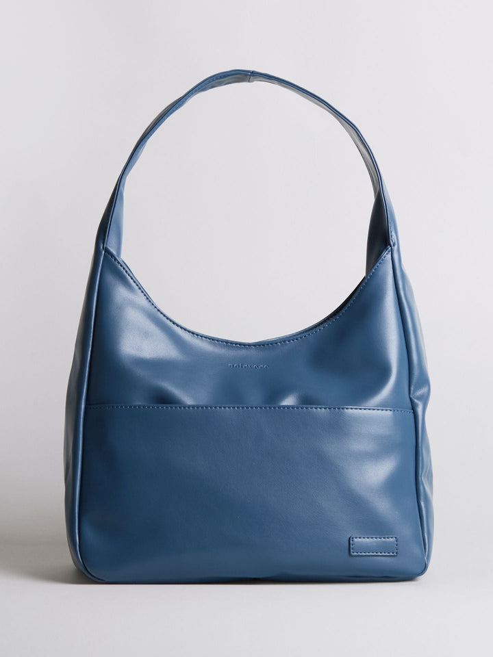 Minimalistisch vegan leer hobo schoudertas