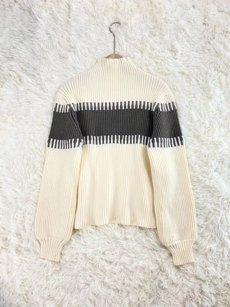 Tweedelige set met ribbed textuur