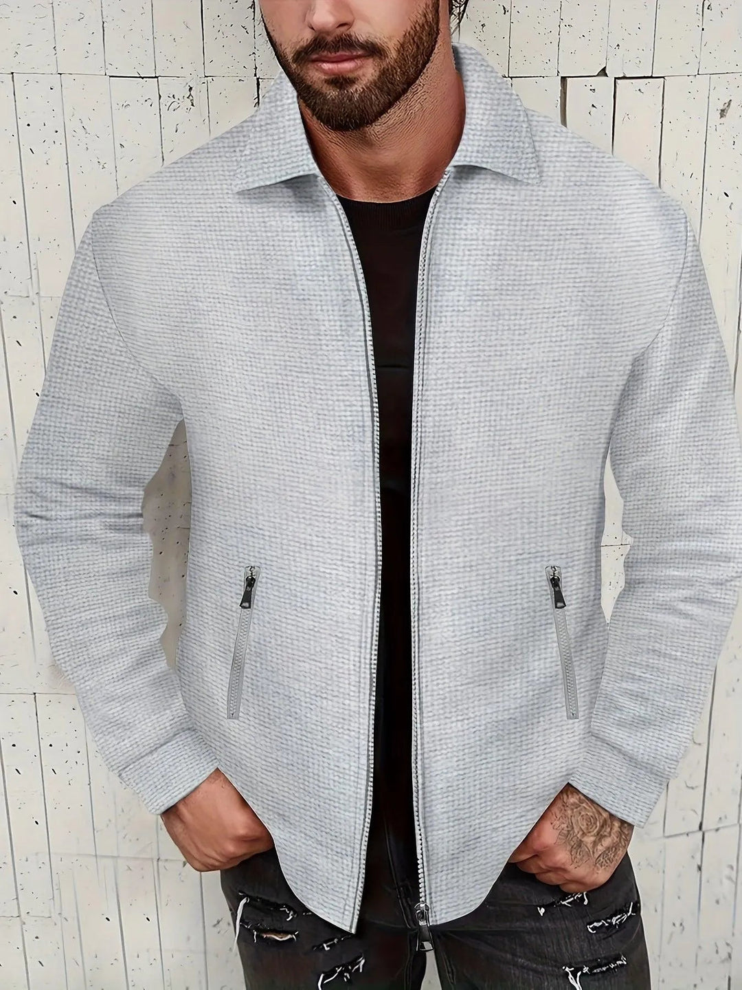Casual Jack - Effen Kleur - Licht Elastisch Polyester - Ideaal voor Dagelijks Gebruik