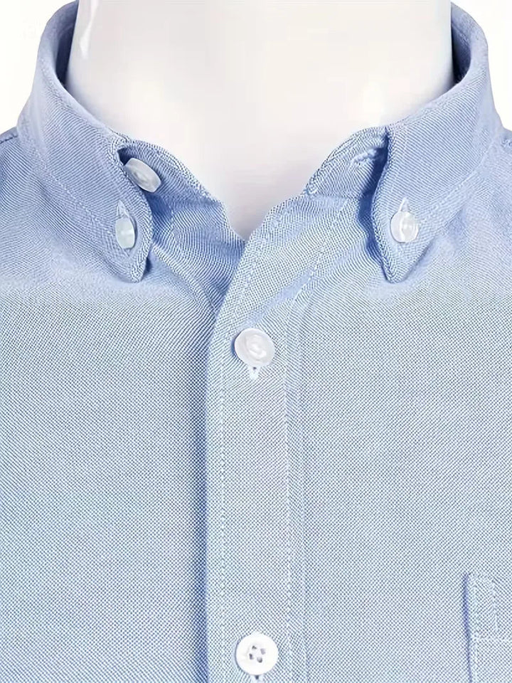 Casual overhemd met mandarin collar