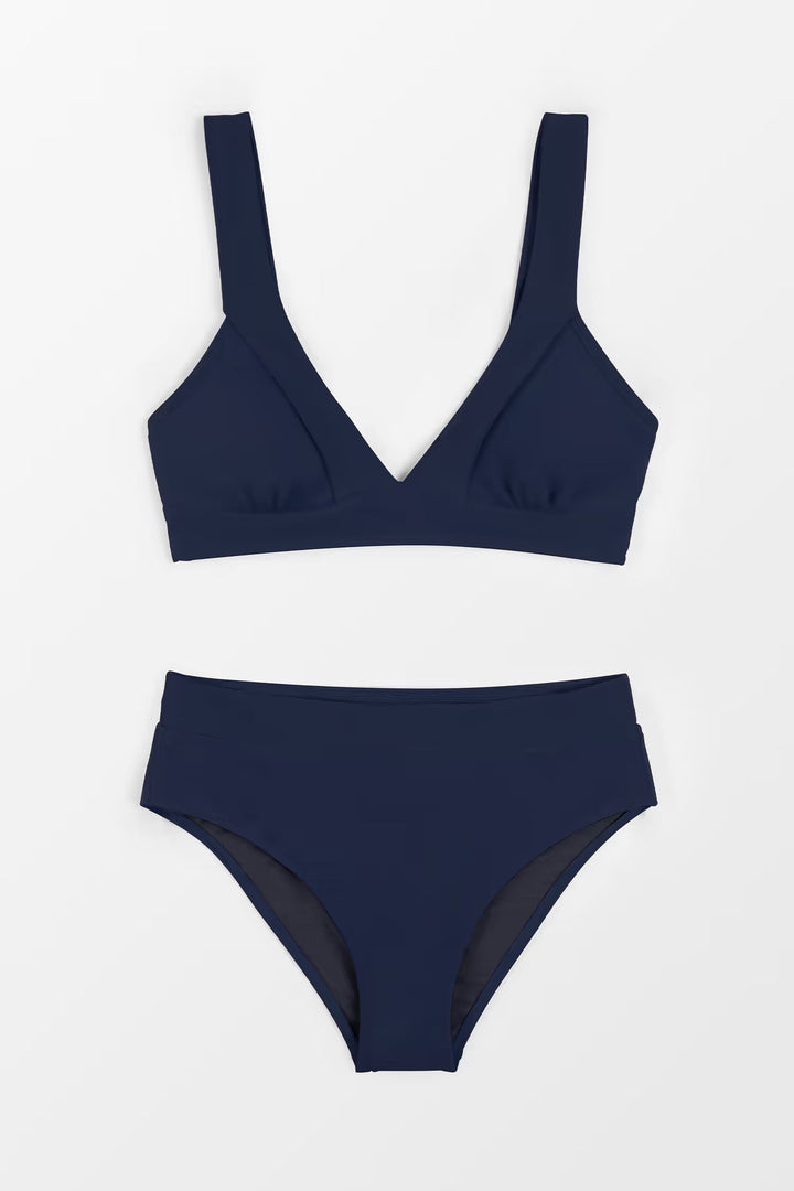 Bikini Met V Hals En Hoge Taille Voor Dames In De Zomer