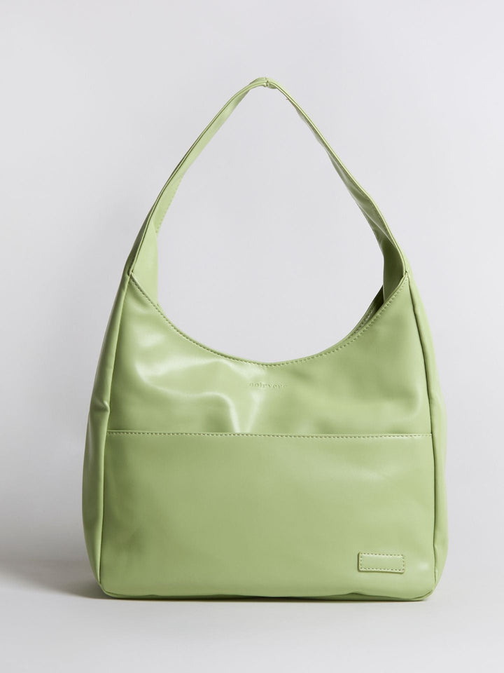 Minimalistisch vegan leer hobo schoudertas