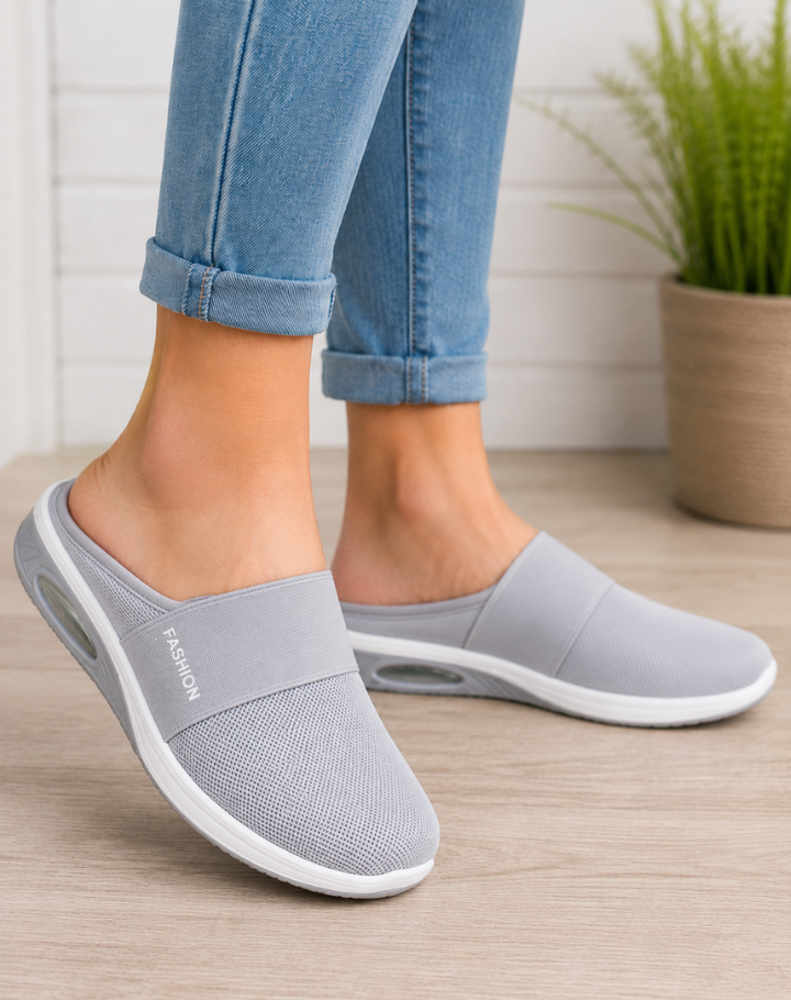 Orthopedische Instappers Met Ademend Mesh Voor Dames