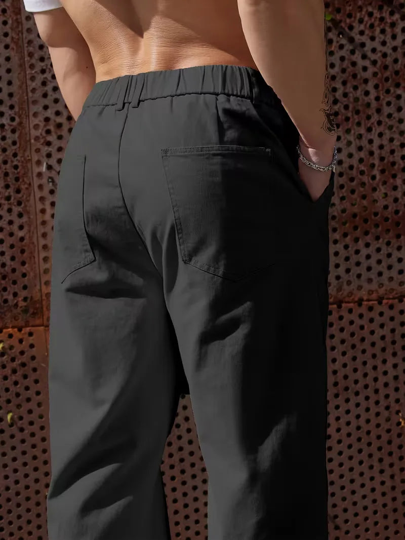 Pantalons met elastische band