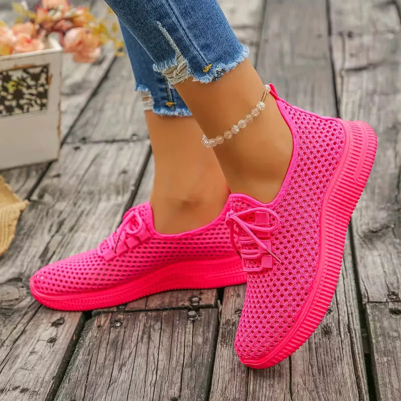 Lage sneakers met geweven design