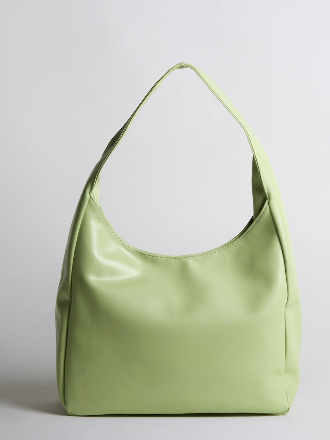 Minimalistisch vegan leer hobo schoudertas