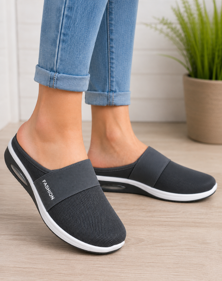 Orthopedische Instappers Met Ademend Mesh Voor Dames