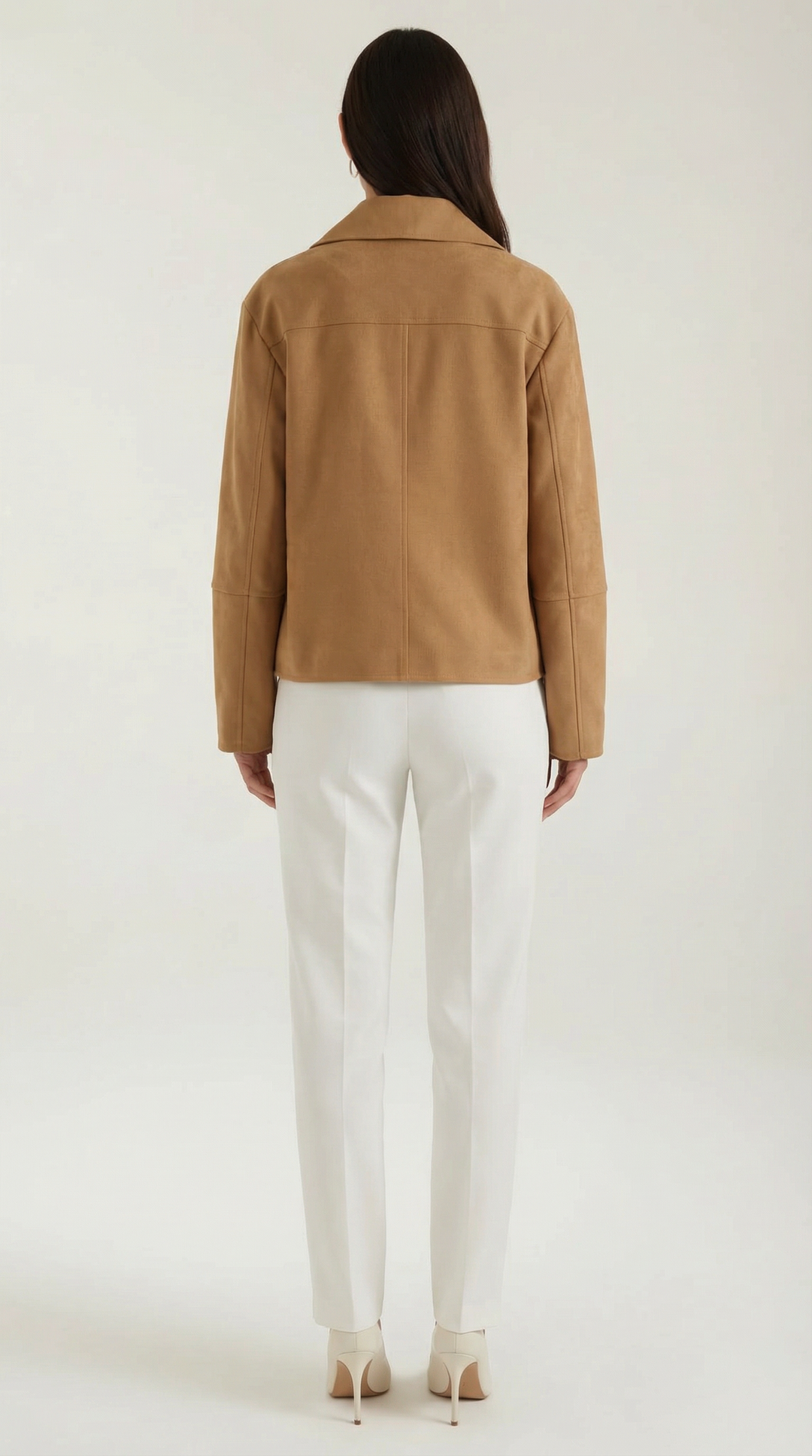 Korte Jacke Met Knopsluiting Voor Casual Dagen