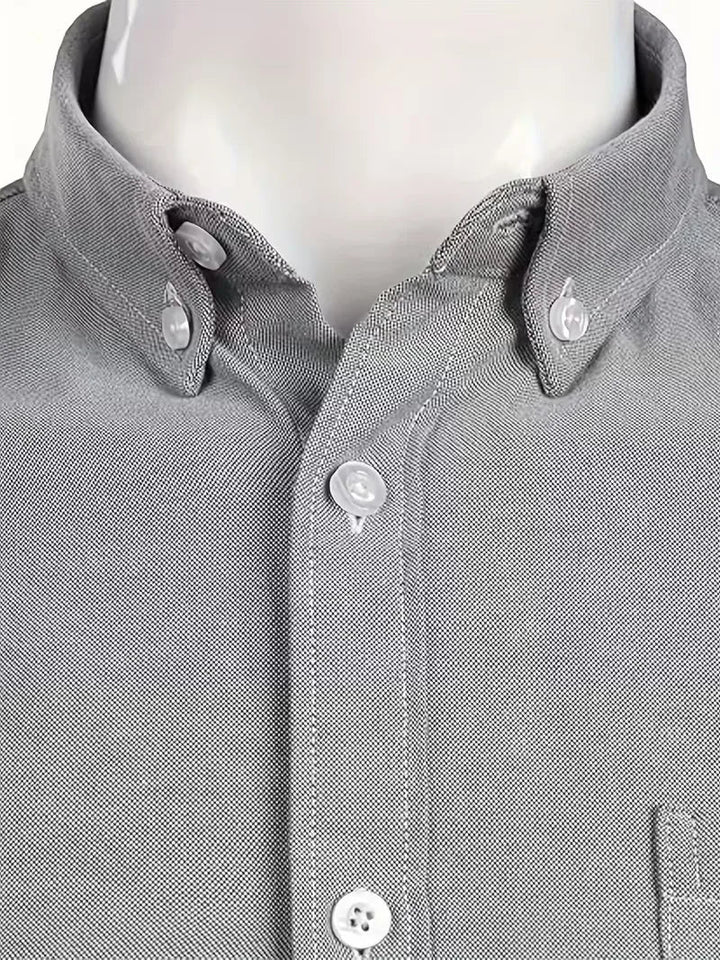 Casual overhemd met mandarin collar