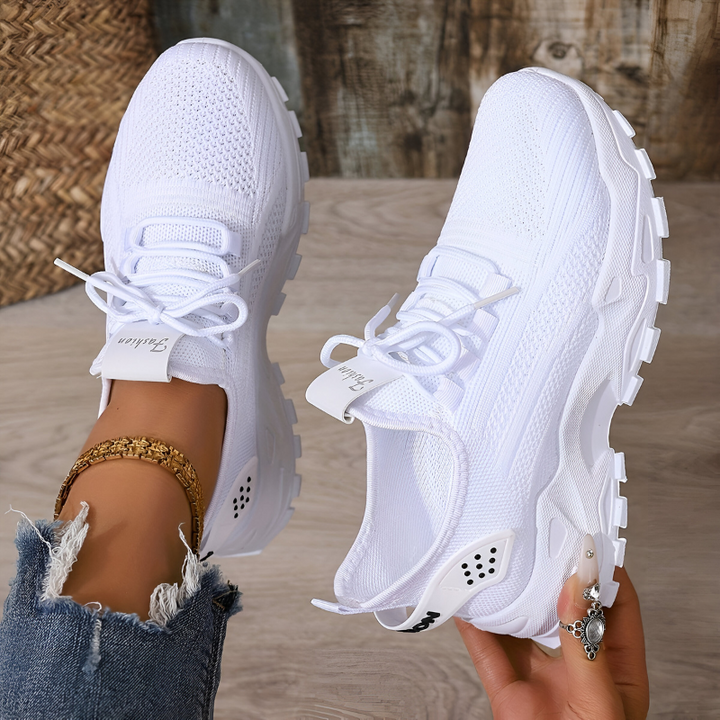 Sportieve Lichtgewicht Sneakers Met Chunky Zool voor Dames