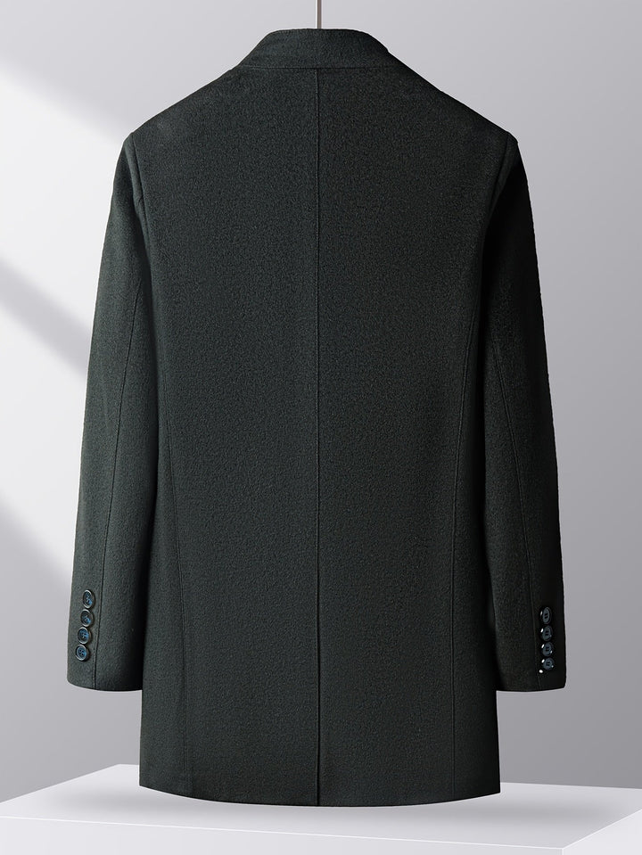 Comfortabele Wollen & Kasjmier Mix Jas - Regular Fit - Naviero - NV 11 - Essential in Meerdere Kleuren