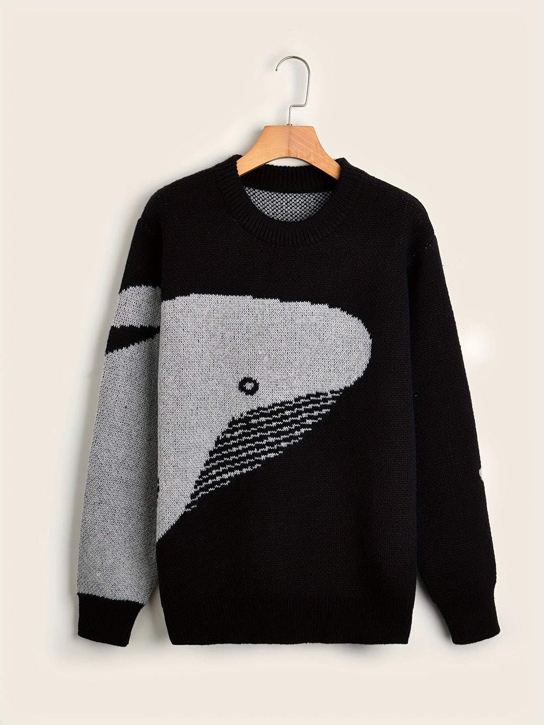 Trui Heren - Cartoon Print voor Stijlvolle Herfstkleding - Regular Fit - Puento Fortade - TP - Essential