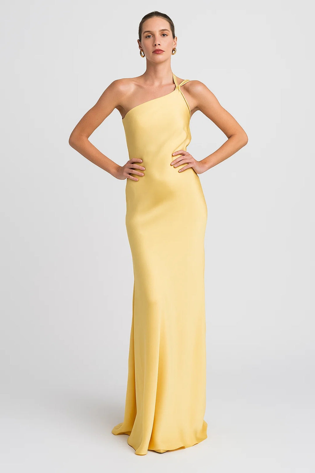Maxi Jurk Dames - One Shoulder Mouwloos met Strakke Pasvorm | Elegant