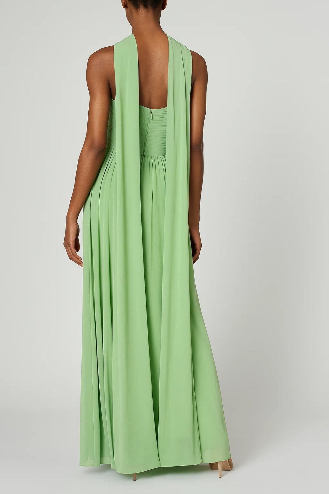 Maxi Jurk Dames - Strapless met Plisse Rok | Bruiloft Gast