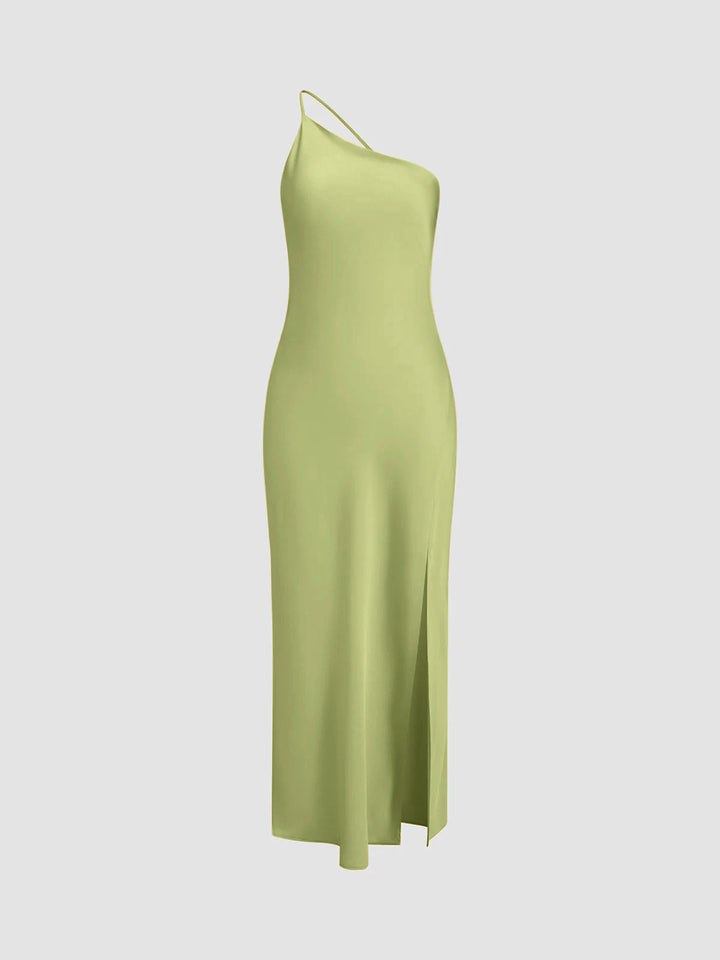 Mila-Rae - Dames Maxi Jurk met Open Rug en Split