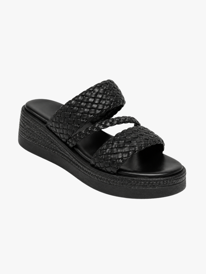 GEVLOCHTEN WIG SANDALEN VOOR VROUWEN
