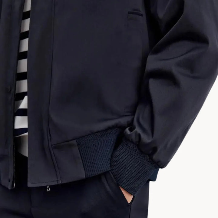 Hugo | Casual jas met knopen sluiting en elastische boord