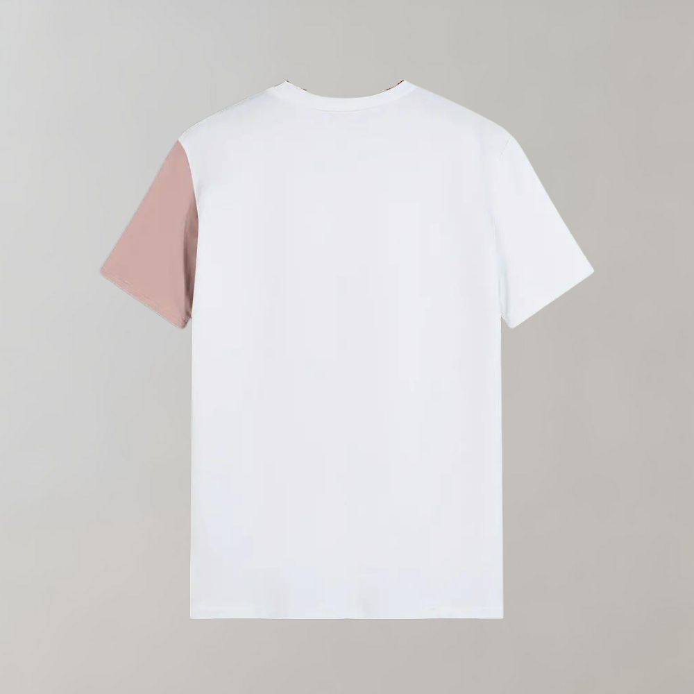 Casual kleurenblok Tshirt voor heren - Lex