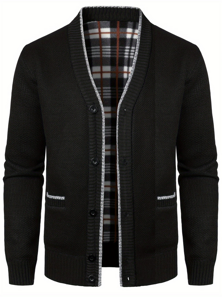 Casual Gebreide Jas Met V-hals - Regular Fit - Heritage Craft - HC 04 - Essential in Meerdere Kleuren