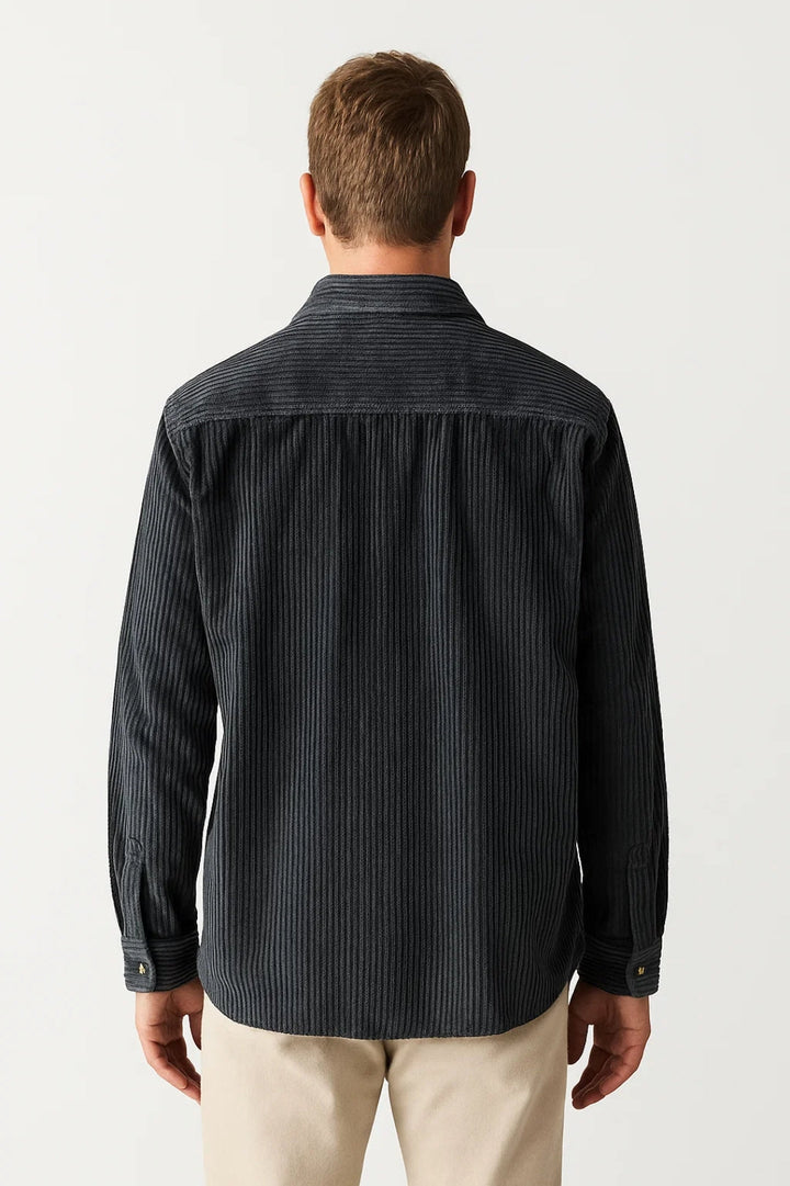 Overshirt Heren - Relaxed Fit met Borstzak en Knoopsluiting | Casual