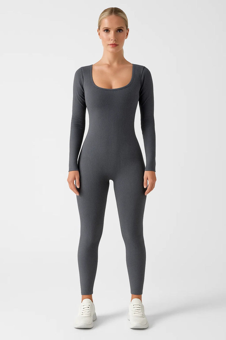 Jumpsuit Dames - Strakke Pasvorm met Lange Mouwen | Sportief