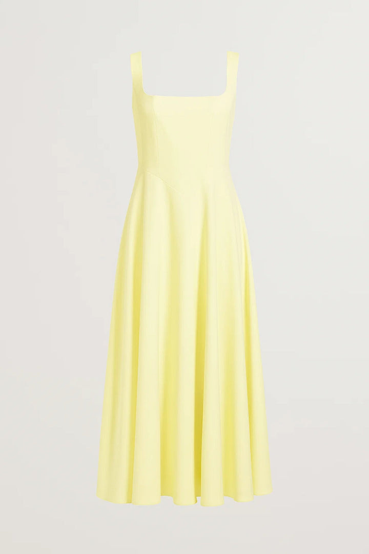 Midi Jurk Dames - Mouwloos A-lijn Silhouet | Elegant