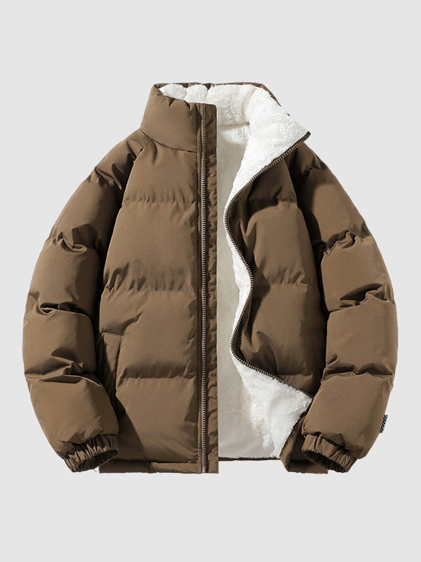 Fleece-Gevoerd Pufferjack | Warm | Lichtgewicht | Casual Winter Jas