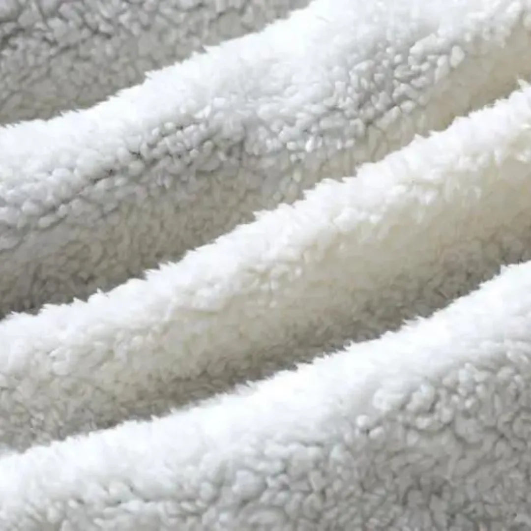 Hugo | Fleece cardigan met schouderkraag en voorzakken