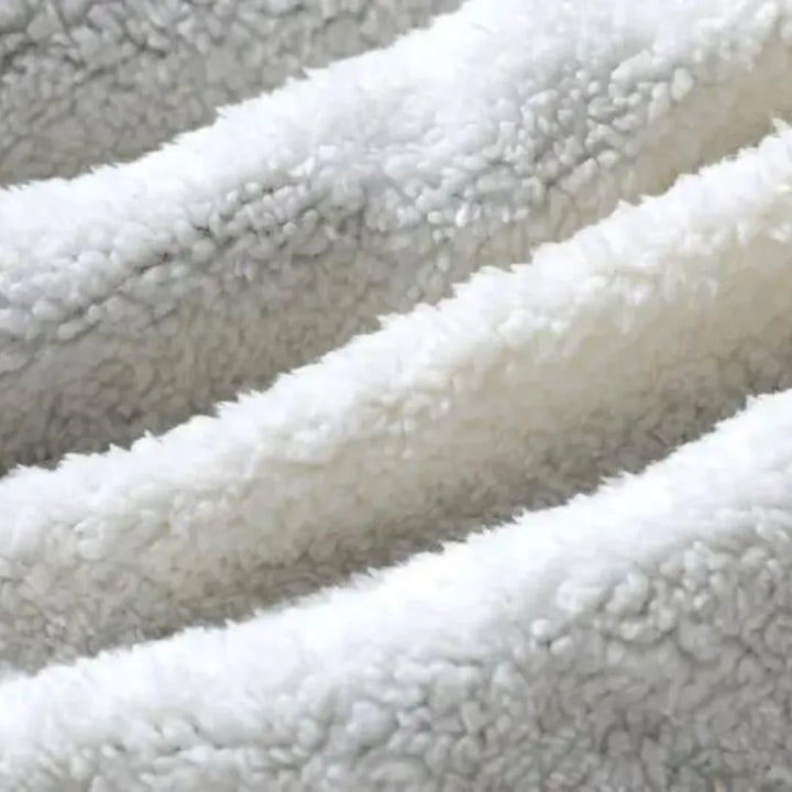 Hugo | Fleece cardigan met schouderkraag en voorzakken