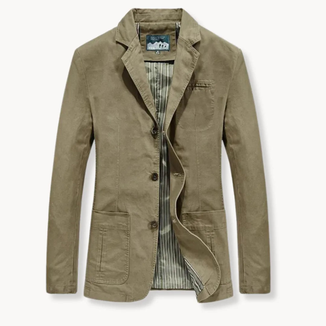 Hugo | Getailleerde blazer met reverskraag en voorzakken