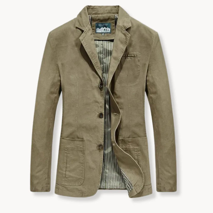 Hugo | Getailleerde blazer met reverskraag en voorzakken