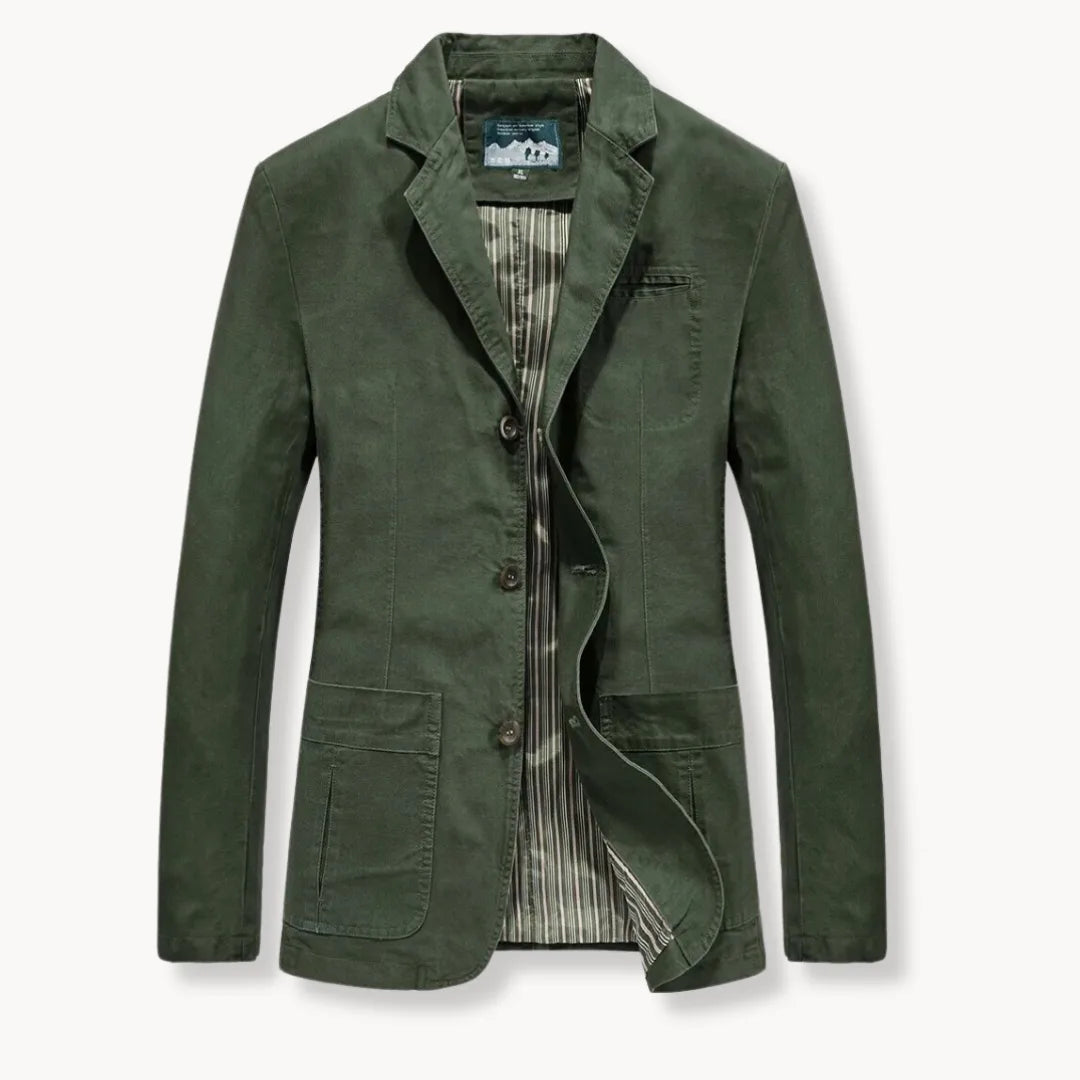 Hugo | Getailleerde blazer met reverskraag en voorzakken