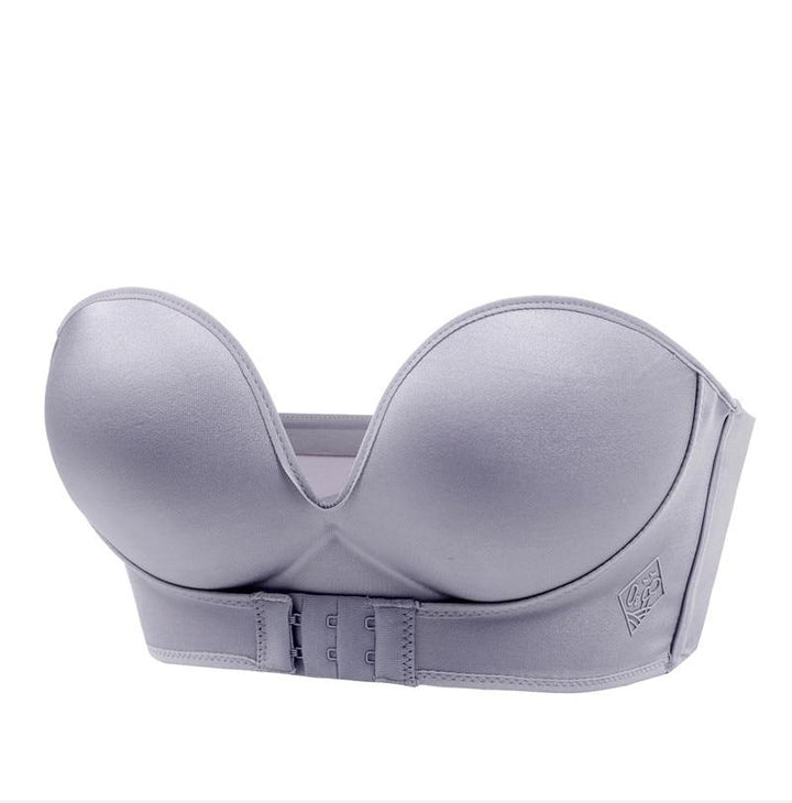 Luxe Naadloze Dames Strapless Beha Met Push Up Ondersteuning