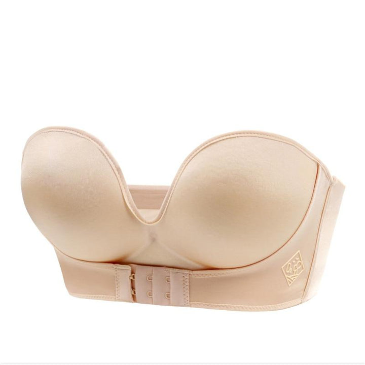Luxe Naadloze Dames Strapless Beha Met Push Up Ondersteuning