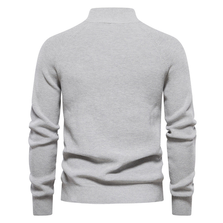 Half-Zip Trui Heren | Ademend Warm & Zacht Draaggevoel