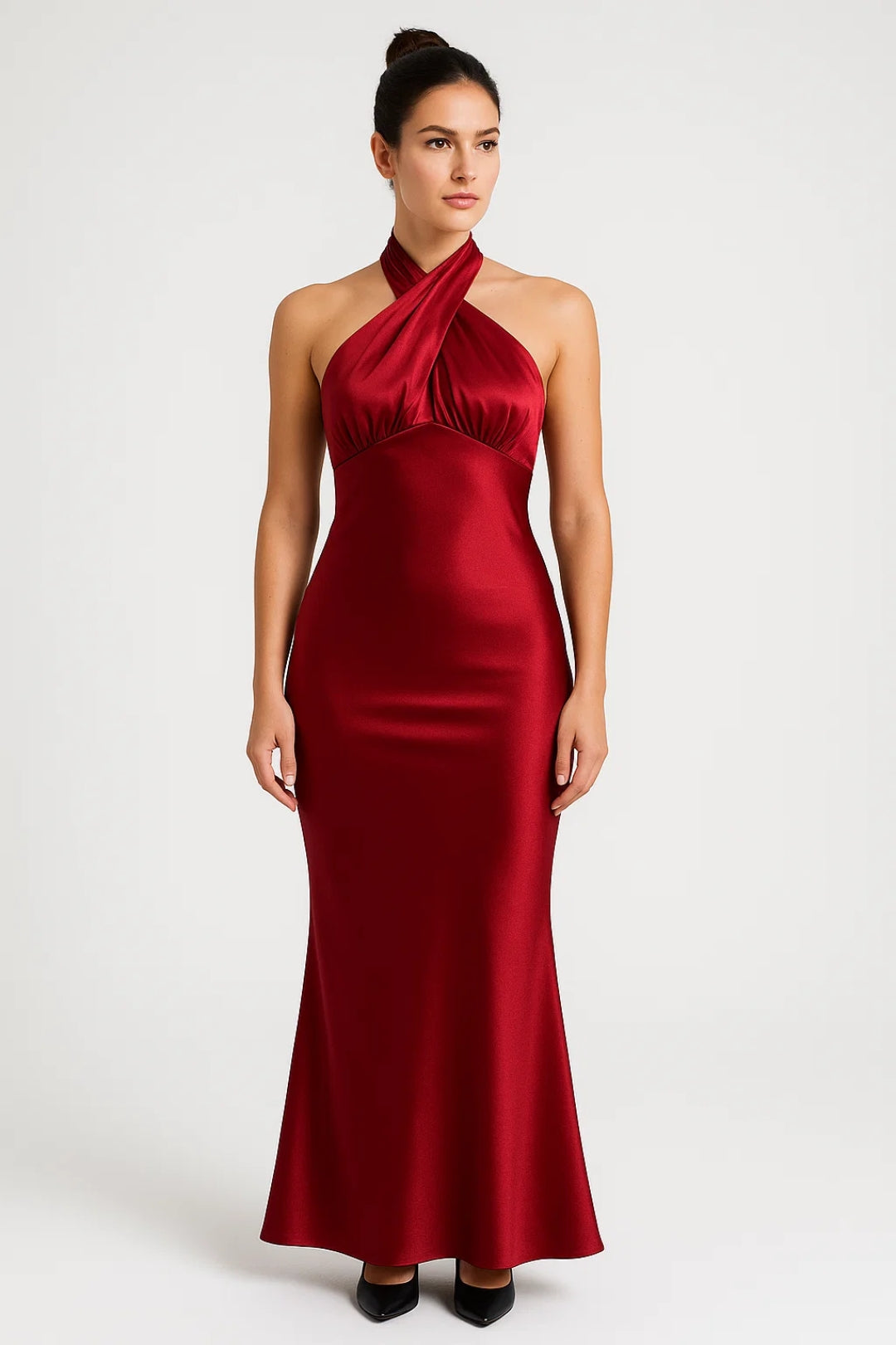 Maxi Jurk Dames - Halter Neck Strapless | Gala