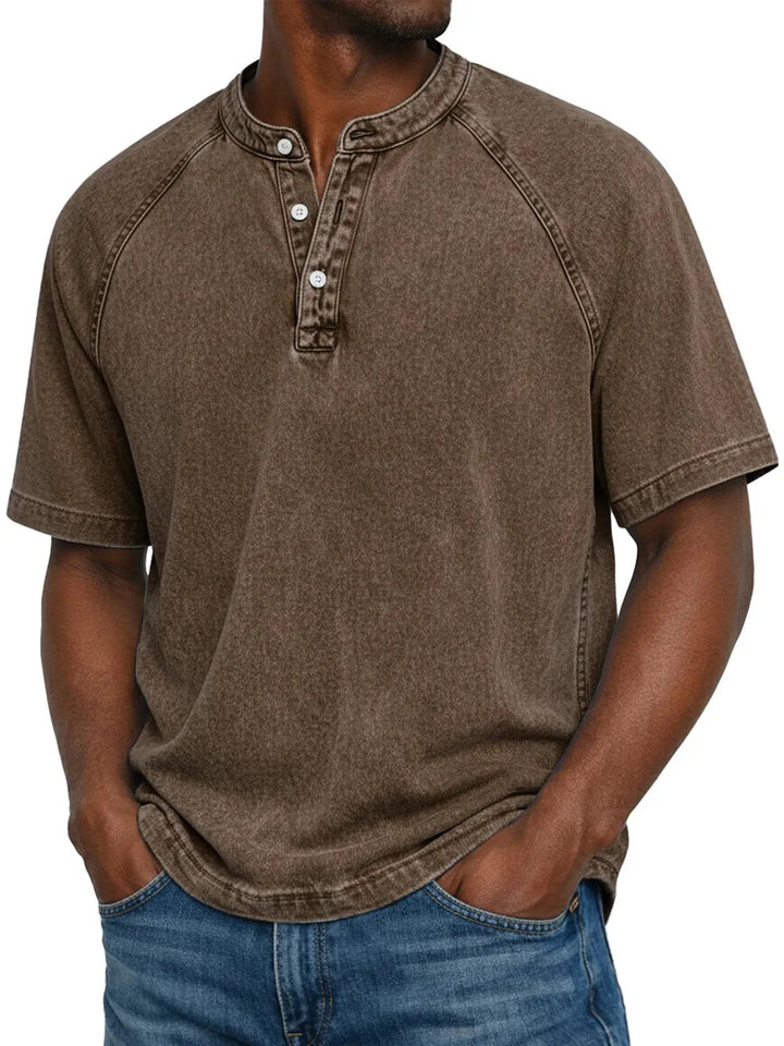 Henley Shirt Heren | Vintage Design & All-Day Comfort