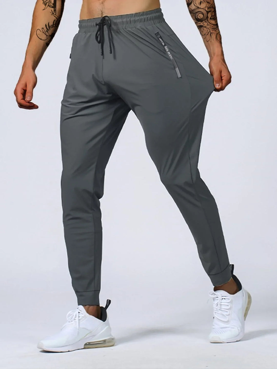 Heren stretch joggers met ademende stof