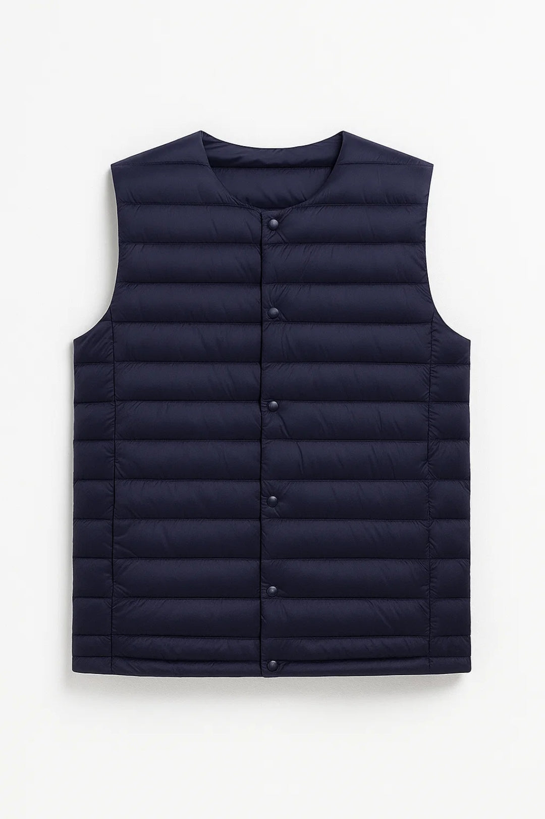 Bodywarmer Heren - Lichtgewicht Gewatteerd met Drukknopen | Casual